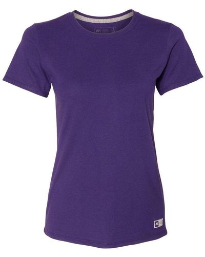 Russell Essential 60/40 Performance T-shirt - Purple