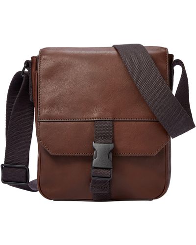Fossil Weston Leather Bag - Brown