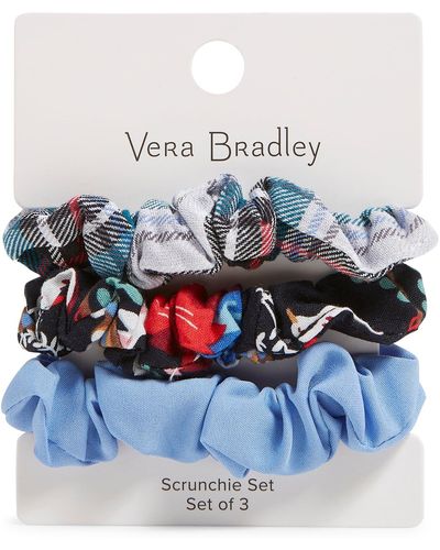 Vera Bradley Scrunchie Set - Blue
