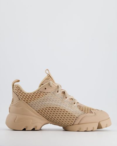 Dior Nude Mesh D-connect Sneaker - Natural