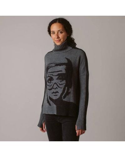Krimson Klover Mod Tunic Sweater - Gray