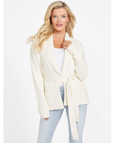 Guess Factory Veronica Wrap Cardigan - White