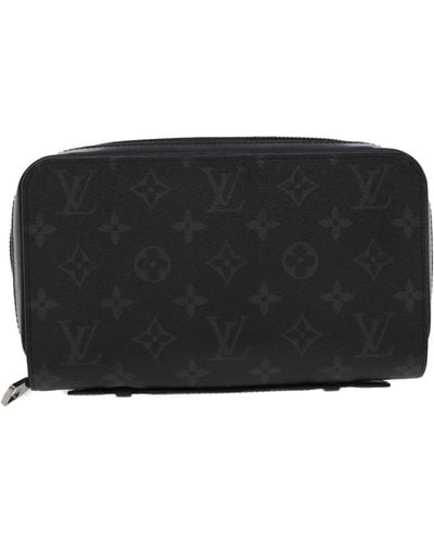Louis Vuitton Zippy Xl Canvas Wallet (pre-owned) - Black