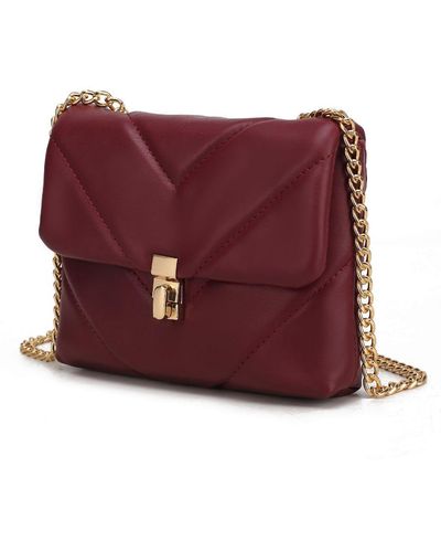 MKF Collection by Mia K Ellie Crossbody Handbag - Red