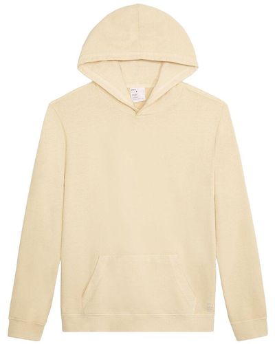 Onia Garment Dye French Terry Pullover Hoodie - Natural