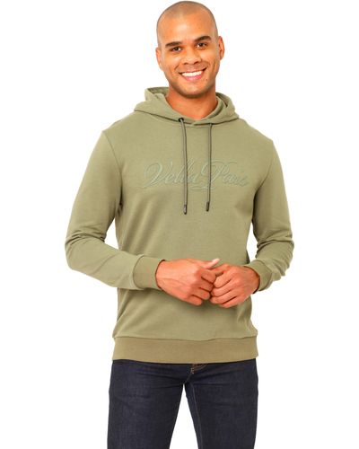 VELLAPAIS Troyes Graphic Logo Hoodie Sweater - Green