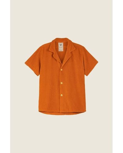 Oas Terracotta Cuba Shirt - Orange