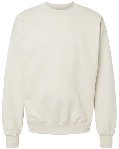 Hanes Ultimate Cotton Crewneck Sweatshirt - White
