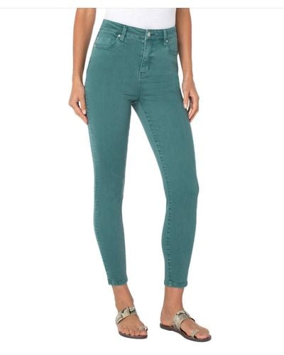 Liverpool Jeans Company Abby Hi-rise Ankle Skinny 28" Jean I - Green