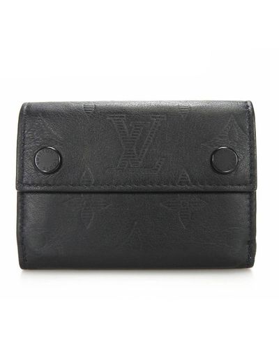 Louis Vuitton Compact Discovery Leather Wallet (pre-owned) - Black
