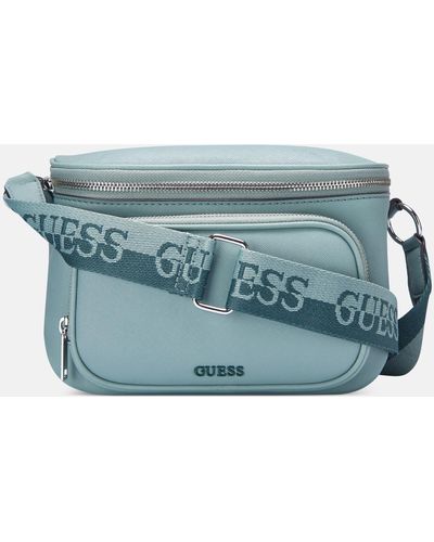 Guess Factory Hailley Mini Belt Bag in Black | Lyst
