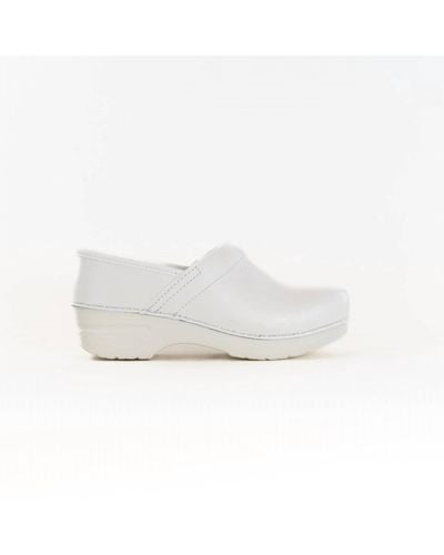Dansko Pro Clog Shoes - White