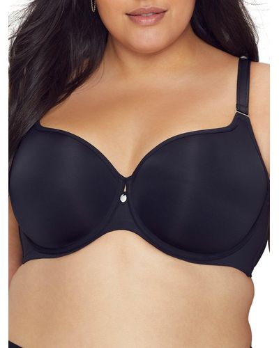 Curvy Couture Tulip Smooth Convertible T-shirt Bra - Blue