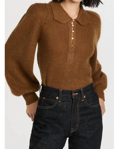 Ba&sh Tilte Sweater - Brown