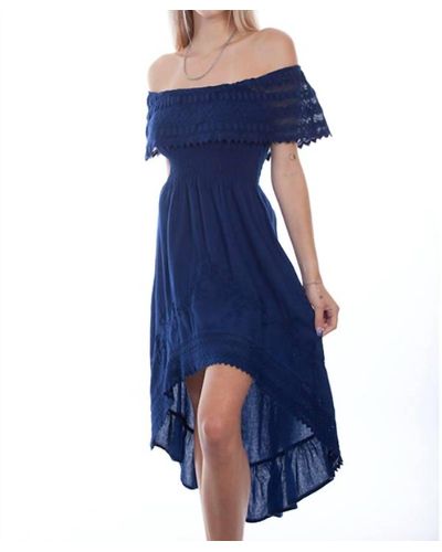 Scully Cantina Dress - Blue