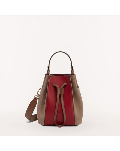 Furla Miastella Bucket Bag Mini - Red