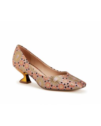 Katy Perry The Laterr Faux Leather Square Toe Pumps - Multicolor