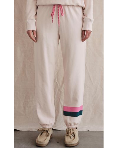Sundry Striped jogger Sweatpants - Pink