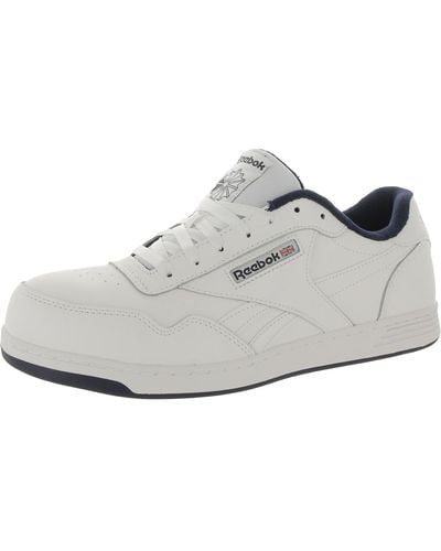 Reebok Club Memt Leather Composite Toe Work & Safety Shoes - White