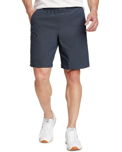 Eddie Bauer Rainier Pull-on Shorts - Blue