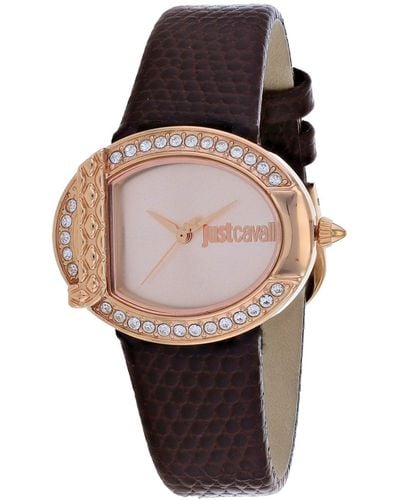 Just Cavalli C Rose Gold-tone Dial Watch - Pink
