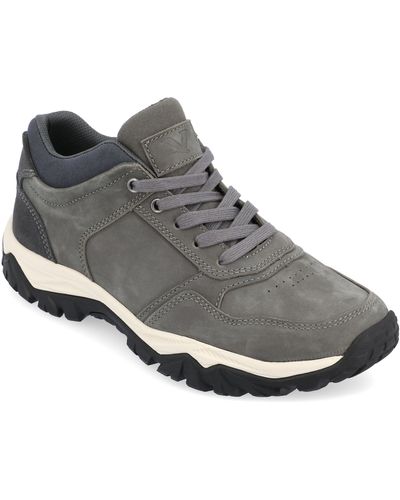 Territory Beacon Casual Leather Sneaker - Gray