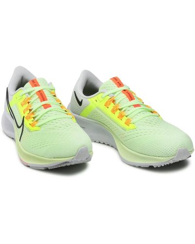 Nike Air Zoom Pegasus 38 Cw7356-700 Men Barely Volt Low Top Running Shoes Sga171 - Green