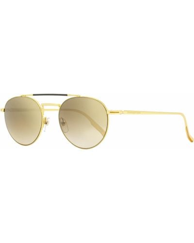 Zegna Oval Sunglasses Ez0140 30g Gold 52mm - Black