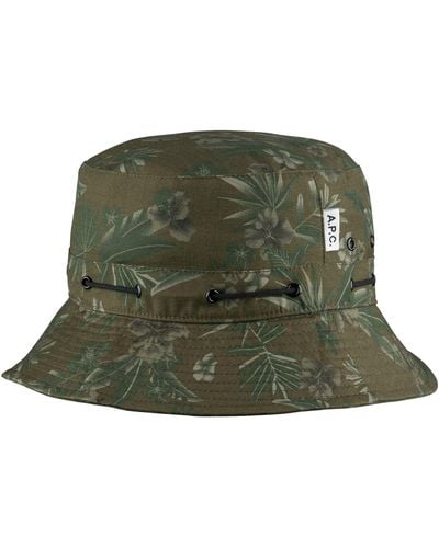 A.P.C. Ray Bucket Hat - Green
