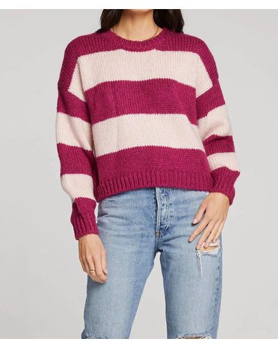Saltwater Luxe Lexie Sweater - Red