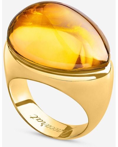 Baccarat 18k Gold Plated On Sterling Silver - Metallic