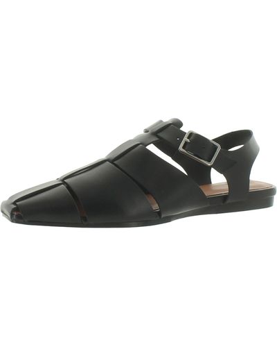 Vagabond Shoemakers Letta Leather Buckle Mules - Black
