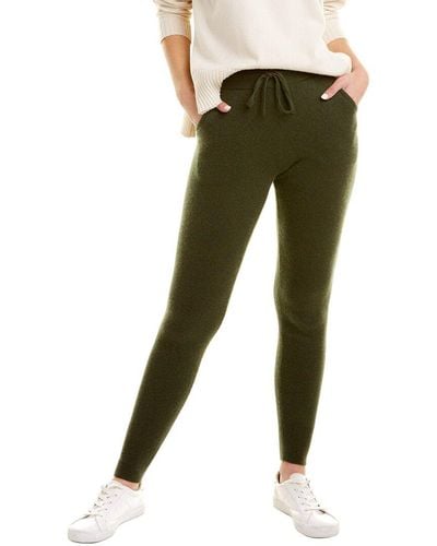 Something Navy Nellie Cashmere Jogger - Green