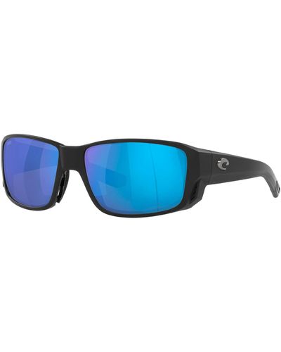 Costa Del Mar Tuna Alley 06s9105 Wrap Polarized Sunglasses - Black