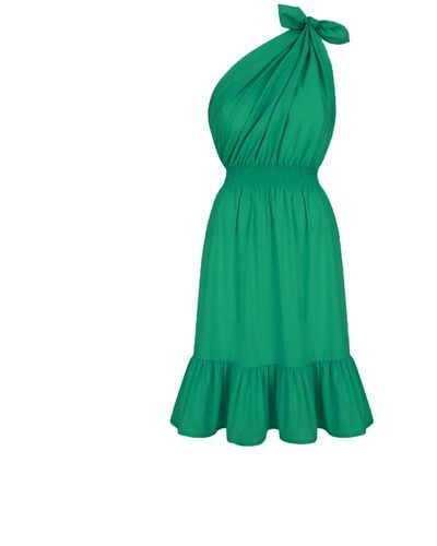 Monica Nera Demi Midi Dress - Green