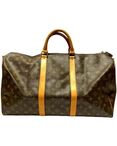 Louis Vuitton Keepall 50 Canvas Travel Bag (pre-owned) - Brown