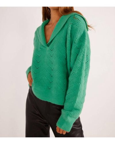 MINKPINK Taylor Sweater Sweater - Green