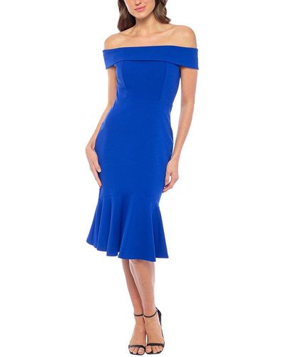 Marina Midi Dress - Blue