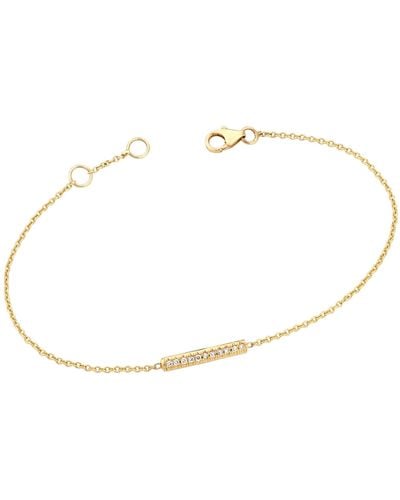 Ariana Rabbani Diamond Bar Bracelet (small) - Metallic