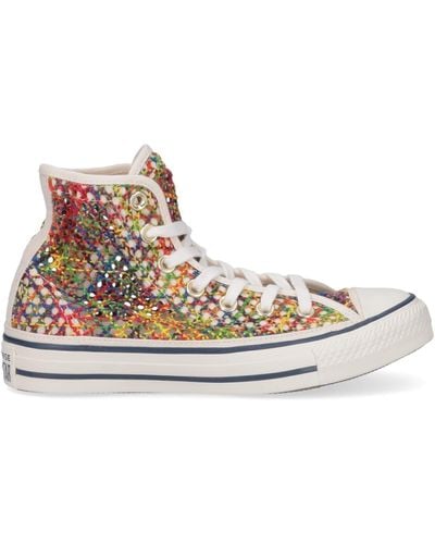 Converse Chuck Taylor All Star Ladies Color Canvas Knit Sneakers - Brown