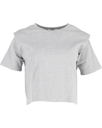 Frankie Shop The Padded Shoulder T-shirt - Gray