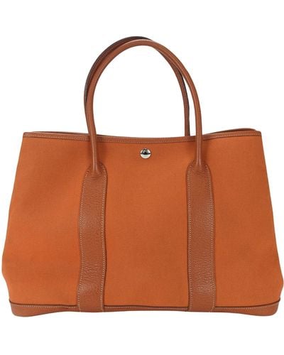 Hermès Garden Party Canvas Tote Bag (pre-owned) - Brown