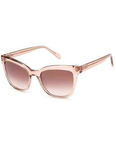 Fossil 53mm Crystal Pink Sunglasses