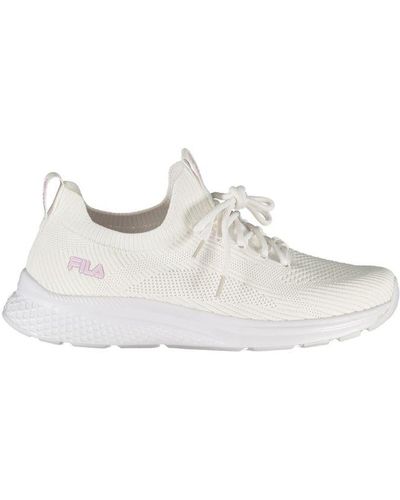Fila Elegant Run-it Sneakers With Rose Detailing - White