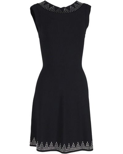 Alaïa Alaia Sleeveless Embellished Fit-and-flare Dress - Black