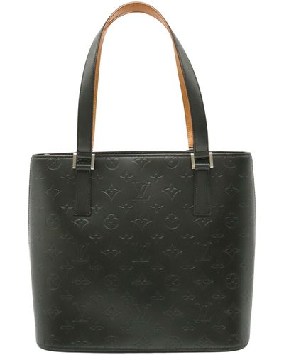 Louis Vuitton Stockton Patent Leather Shoulder Bag (pre-owned) - Black