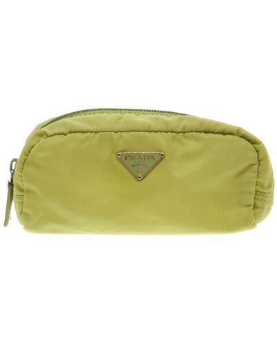 Prada Synthetic Clutch Bag (pre-owned) - Green