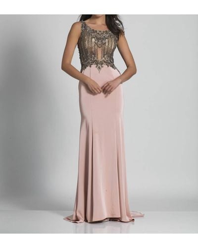 Dave & Johnny Evening Gown - Pink