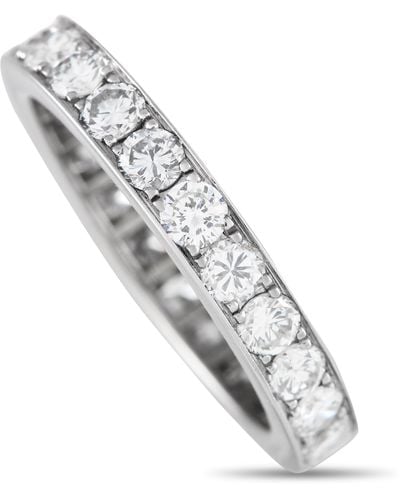 Non-Branded Lb Exclusive 18k Gold 1.50 Ct Diamond Eternity Ring Mf12-052024 - Gray