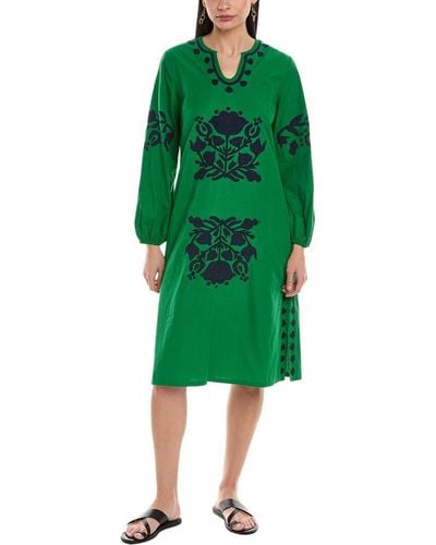 Frances Valentine Kris Midi Dress - Green